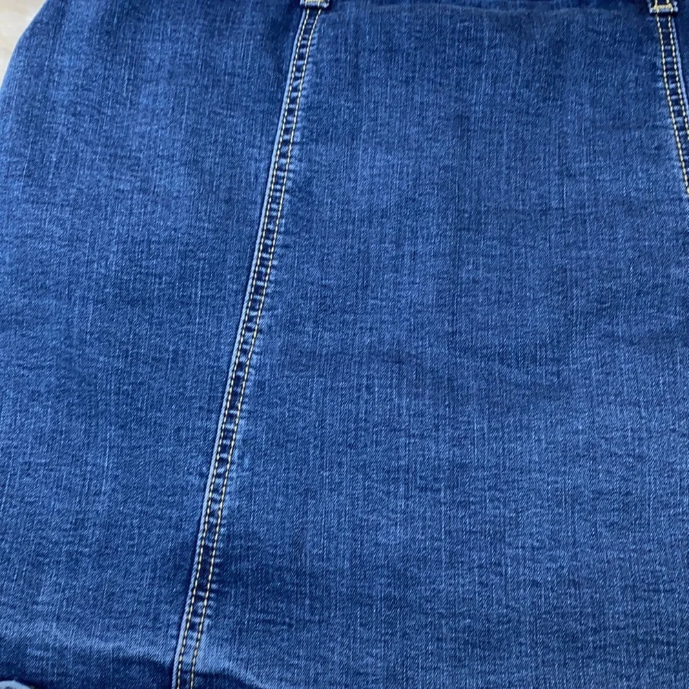 Altar'd State Denim Button Down Mini Skirt Small